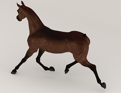 horse animal 3d model