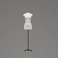 Modern Model Low Face Model 3d model