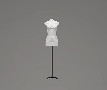 Modern Model Low Face Model 3d model