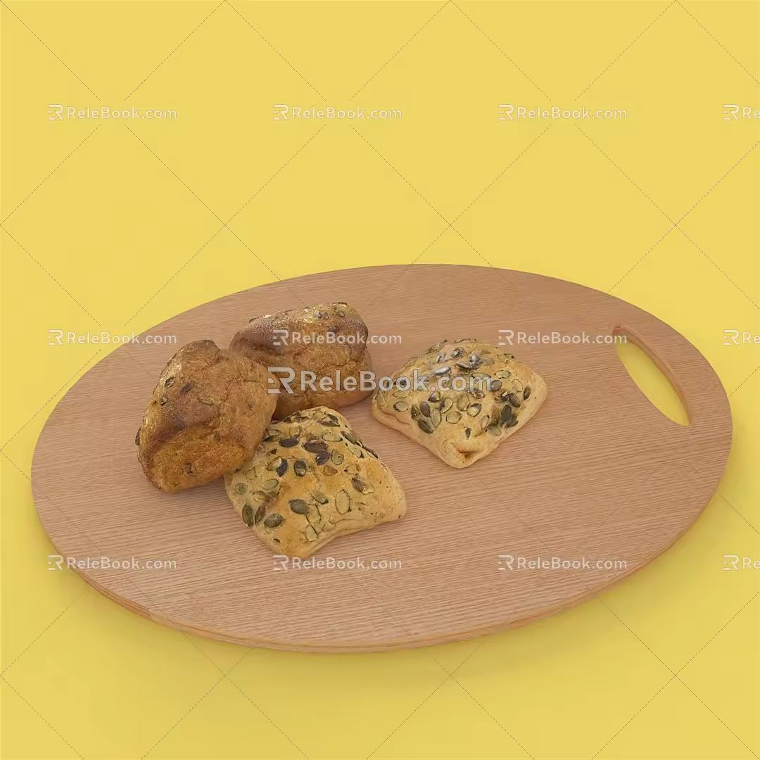 Modern Bread 3d model