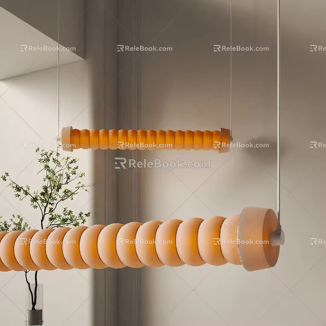Quiet Wind Chandelier 3d model
