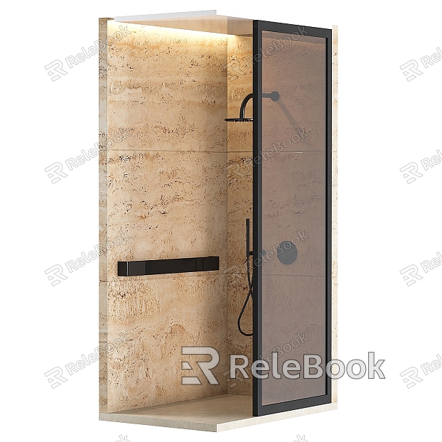 Toilet Marble Shower Wall Mounted Shower model