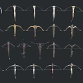 Long Range Weapon Crossbow 3d model