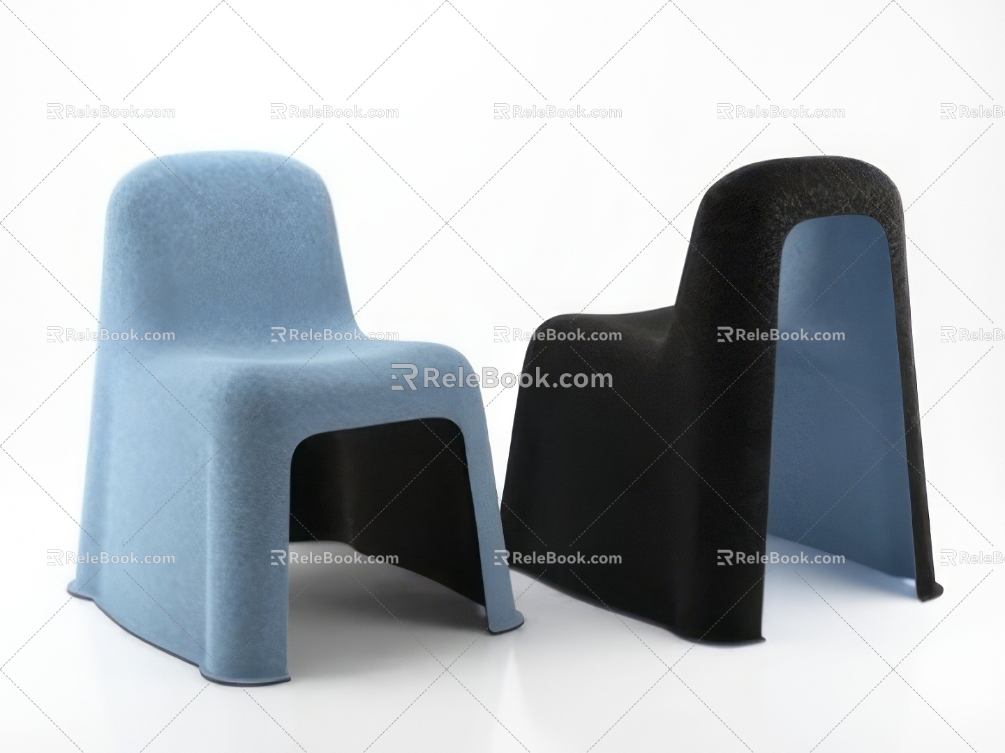 Hay children's chair 3d model