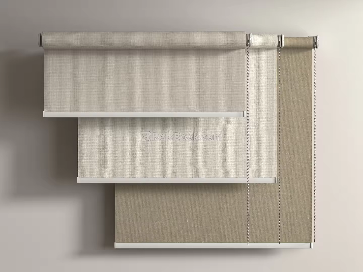 Rolling curtain 3d model