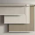 Rolling curtain 3d model