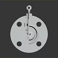 Industrial Stainless Steel Valve With Flange Connection And Manual Handle Design