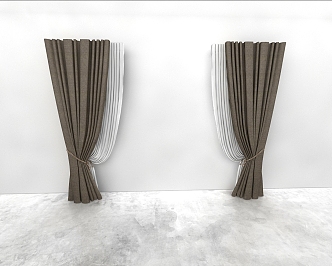 Curtains 3d model