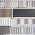 Various Modern Radiators in Different Designs and Colors for Home Interiors