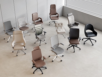 Office Chair Fabric Office Chair Swivel Office Chair Leather Office Chair 3d model