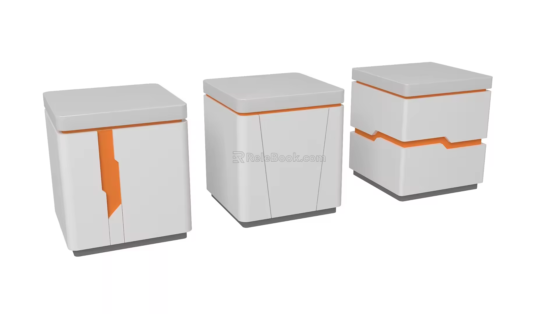 Display cabinet display box square box science and technology display cabinet 3d model