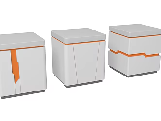 Display cabinet display box square box science and technology display cabinet 3d model