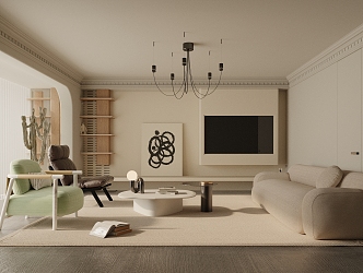 The Silent Living Room 3d model