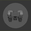 Modern Robot Assistant Small Robot Butler 3d model