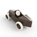 Modern toy car 3d model