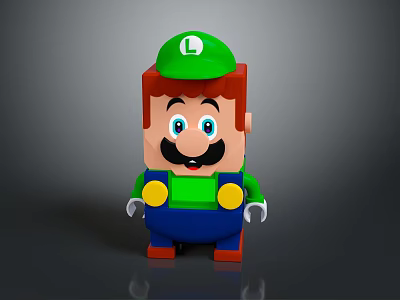 Mario Super Mary Realistic 3d model
