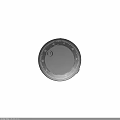 Circular Gray Control Knob With Scales For Precise Equipment Adjustment