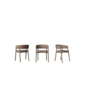 Dining Chair Leisure Chair Single Chair 3d model