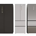 Modern Black White Silver Refrigerators And Freezers With Double Door And Multi Door Designs