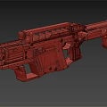 Modern Tactical Firearm DWT Brand Mechanical Design Black Body Grip And Sight Components