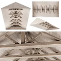 Wooden Ceiling Design With Truss Structure And Beam Details For Interior Spaces