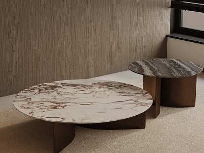 Modern coffee table model