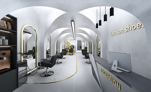 Modern Barber Shop Beauty Salon Barber Shop Barber Shop 3d model