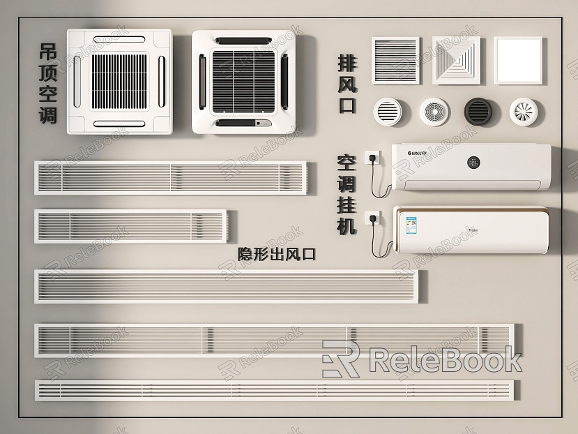 Air conditioning air outlet air outlet air outlet air conditioner on-hook ceiling air conditioner central air conditioner model