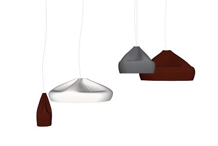 Modern chandelier 3d model