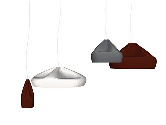 Modern chandelier 3d model