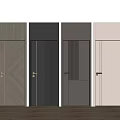 Modern Hinged Doors With Various Designs And Multiple Color Options For Home Interior 3d model