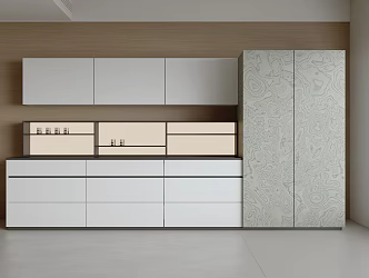 Modern Minimalist Sideboard 3d model
