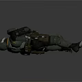 Two Tactical Combat Soldiers Lying On Ground In Battle Gear And Action Poses
