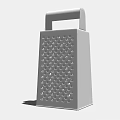 Two Black Kitchen Graters With Sturdy Handles And Sharp Grating Surfaces