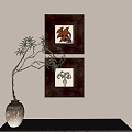 Antique Hanging Picture Combination 3d model