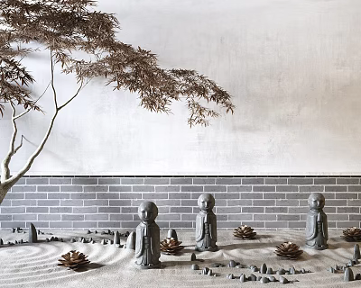 New Chinese Landscape Sits Landscape Gardening Sits 3d model New Chinese Landscape Sits Landscape Gardening Sits 3d model