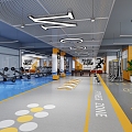 Modern Gym 3d model