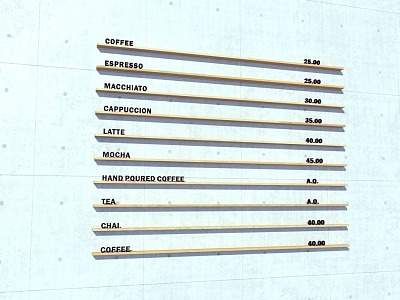 Modern Price Plate Price Label Plate model