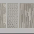 Stylish Modern Room Dividers With Decorative Geometric Patterns And Gold Accents