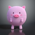 Modern Muppet Muppet Toy Muppet Pig Doll 3d model