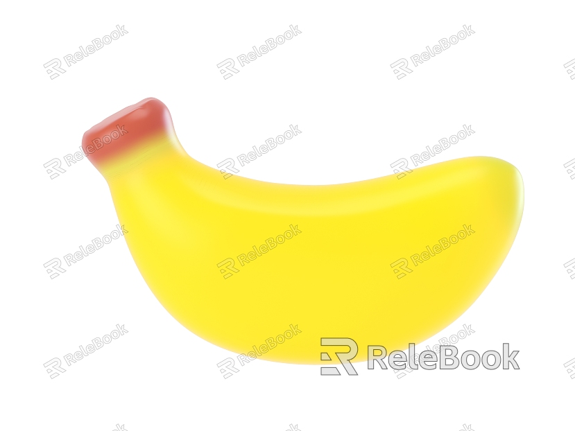 Cartoon fruit banana model