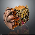 Detailed Human Ear Anatomy 3D Model With Outer Middle Inner Structures