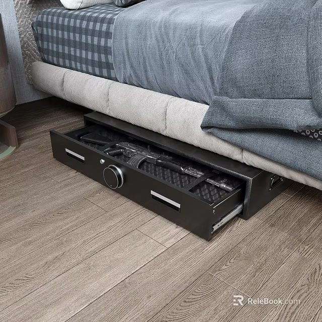 Functional Modern Under Bed Storage Drawer Design For Organized Bedroom Spaces 3d model