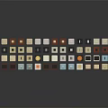 Colorful Modern Switch Panels With Various Designs And Neat Home Arrangement