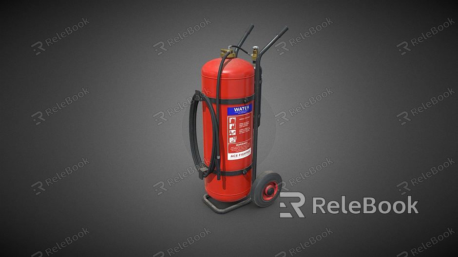 Modern fire extinguisher wheel fire extinguisher model