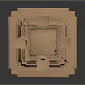 Classical Roman Column Architectural Design With Carved Details Base And Top Capital