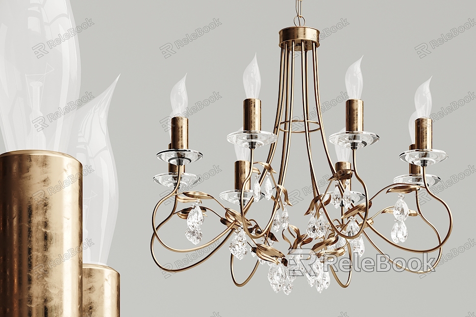 Post-modern chandelier metal crystal chandelier model