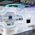 State Grid New Energy Exhibition Booth With Modern Design And Display Equipment