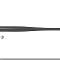 High Quality Sports Equipment With Two Black Baseball Bats And White Baseballs