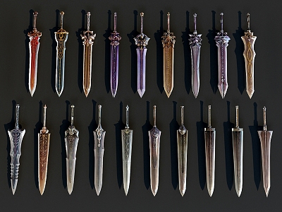 Chinese Sword Weapon 3d model